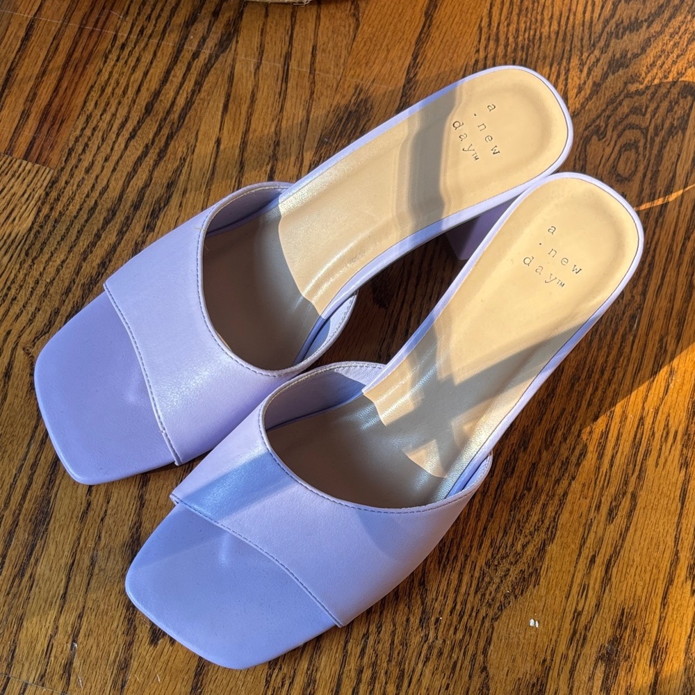A New Day Women's Light Purple Mules